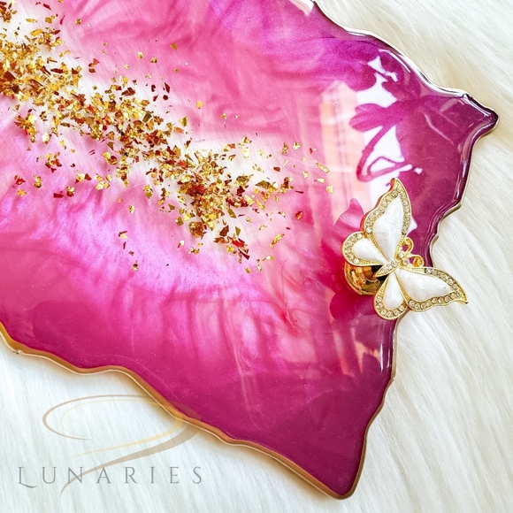 MADE TO ORDER - Vanity Resin Tray, Home Decor - Picture 6 of 11